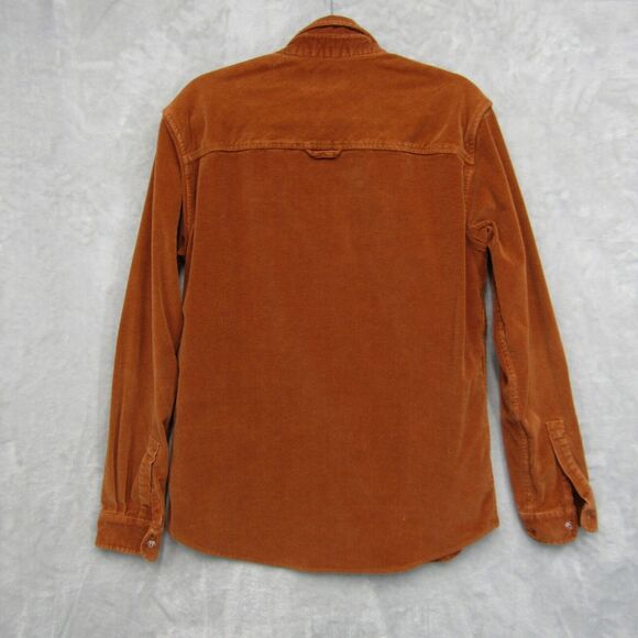 Critical Slide Society Shirt Button Up Corduroy Shacket Corduroy Sz M Rust Brown - Picture 3 of 14